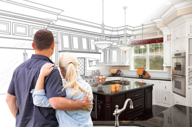 Professional Cabinet Refacing technician working in Montgomeryville, PA